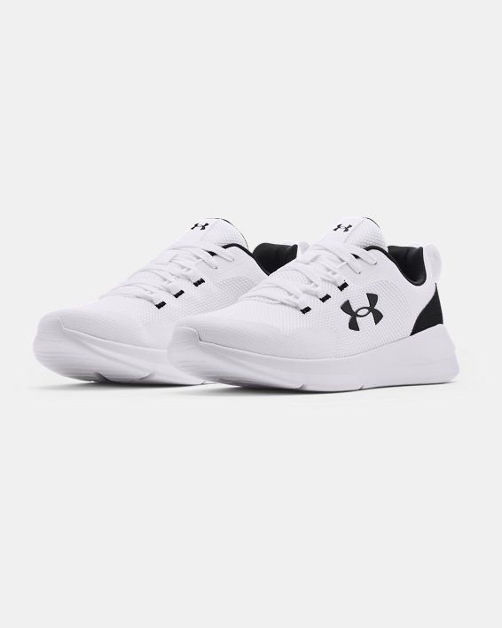 Men's UA Essential Sportstyle Shoes in White image number 3